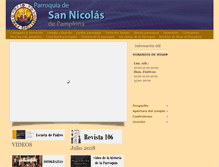 Tablet Screenshot of parroquiasannicolas.es